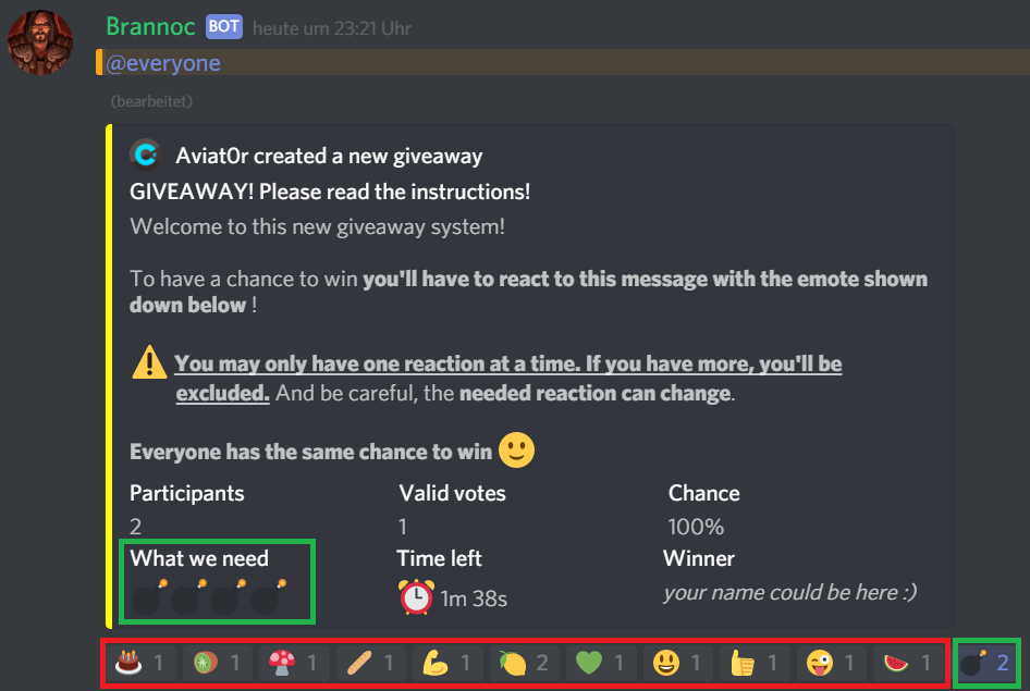 Giveaway Bot